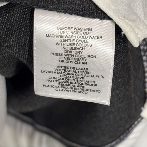 Anne Klein | Women’s Dark Grey Sweatshirt Pullover Top White Sheer Trim Size XL - Picture 7 of 15